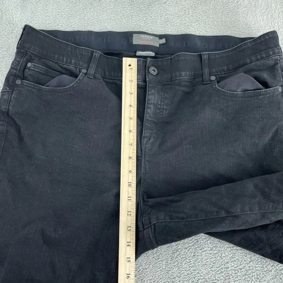 Torrid Bombshell Skinny Jeans 24 Tall Premium Stretch Black Womens  2445 - Picture 6 of 11